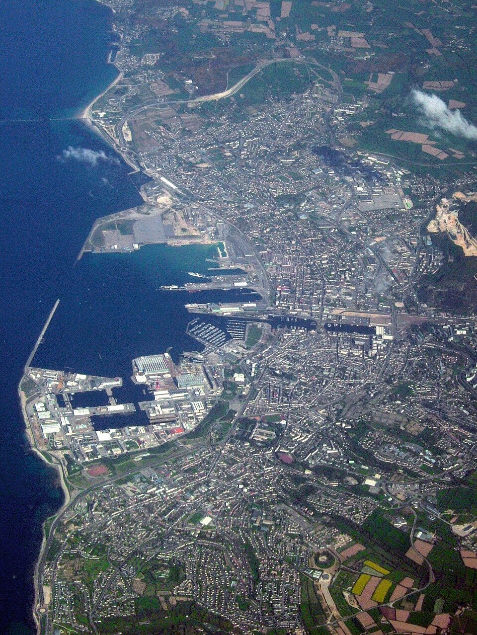Vue de Cherbourg-en-Cotentin - Massages et spas à Cherbourg-en-Cotentin
